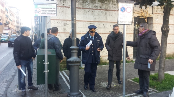 Parcomeri, sopralluogo in via Roma2