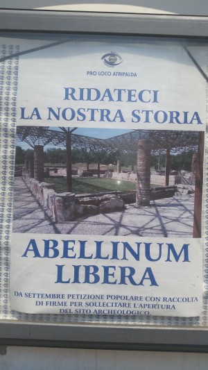 Abellinum libera, manifesto