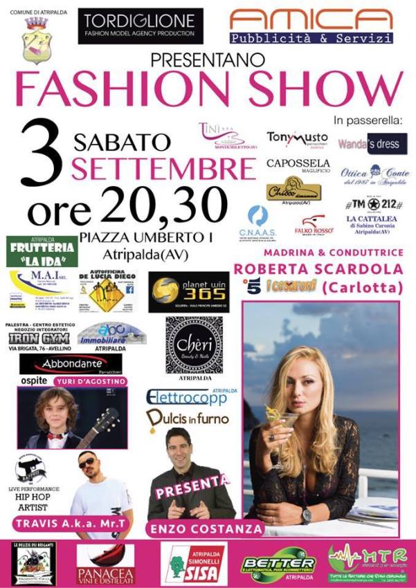 Fashion show ad Atripalda